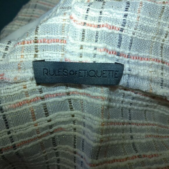 Rules of Etiquette, Plaid Tunic with hoodie and two pockets - Picture 11 of 11